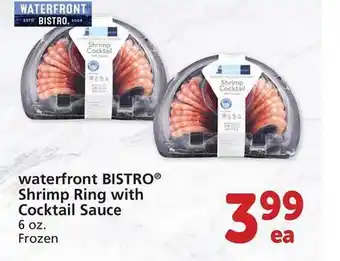 Safeway Waterfront bistro shrimp ring with cocktail sauce offer