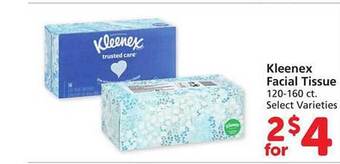 Safeway Kleenex facial tissue offer