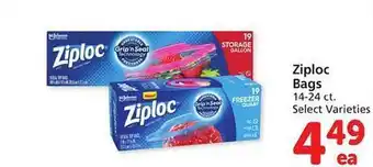Safeway Ziploc bags offer
