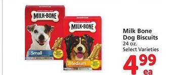Safeway Milk bone dog biscuits offer