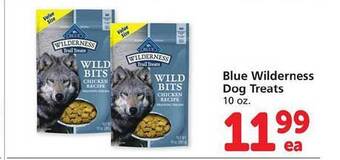 Safeway Blue wilderness dog treats offer