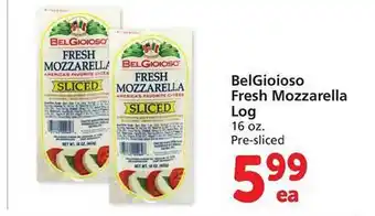 Safeway Belgioioso fresh mozzarella log offer