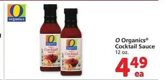 Safeway O organics cocktail sauce offer