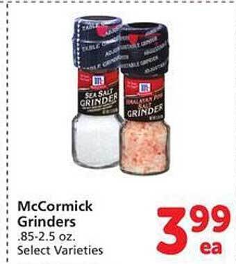 Safeway Mccormick grinders offer