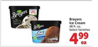 Safeway Breyers ice cream offer