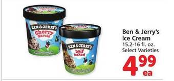 Safeway Ben & jerry's ice cream offer