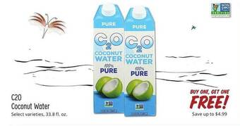 Sprouts Farmers Market C20 coconut water offer