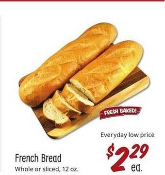 Sprouts Farmers Market French bread offer