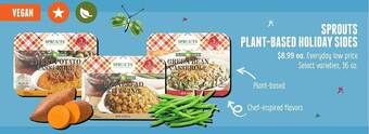 Sprouts Farmers Market Sprouts plant-based holiday sides offer