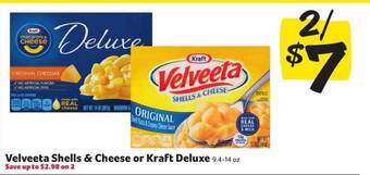 Winn Dixie Velveeta shells & cheese or kraft deluxe offer
