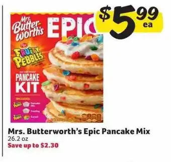 Winn Dixie Mrs. butterworth's epic pancake mix offer