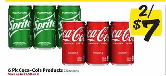 Winn Dixie Coca-cola products offer