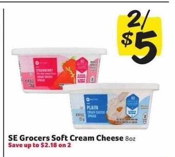 Winn Dixie Se grocers soft cream cheese offer