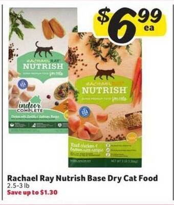 Winn Dixie Rachael ray nutrish base dry cat food offer