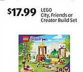 Aldi Lego city, friends or creator build set offer