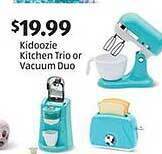 Aldi Kidoozie kitchen trio or vacuum duo offer