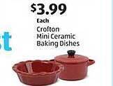Aldi Crofton mini ceramic baking dishes offer