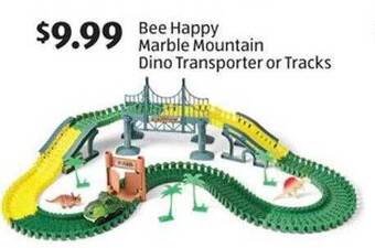 Aldi Bee happy marble mountain dino transporter or tracks offer