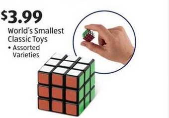Aldi World's smallest classic toys offer