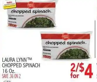 Laura lynn chopped spinach