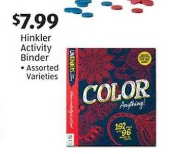 Aldi Hinkler activity binder offer