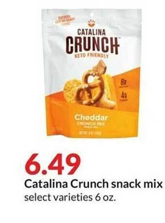 Hy-Vee Catalina crunch snack mix offer