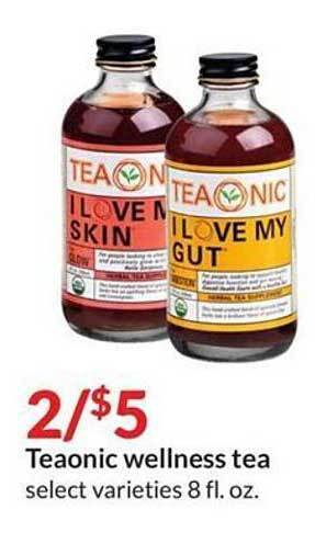 Hy-Vee Teaonic wellness tea offer