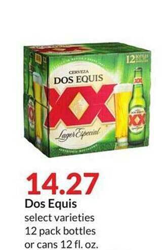 Hy-Vee Dos equis offer