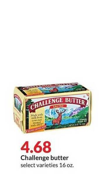 Hy-Vee Challenge butter offer