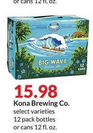 Hy-Vee Kona brewing co. offer