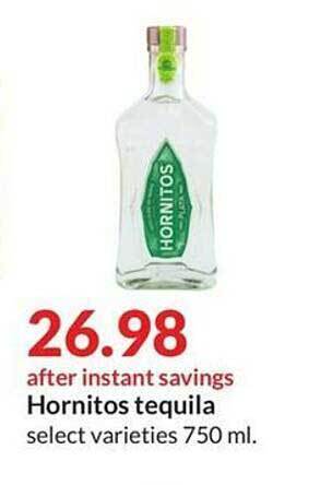 Hy-Vee Hornitos tequila offer