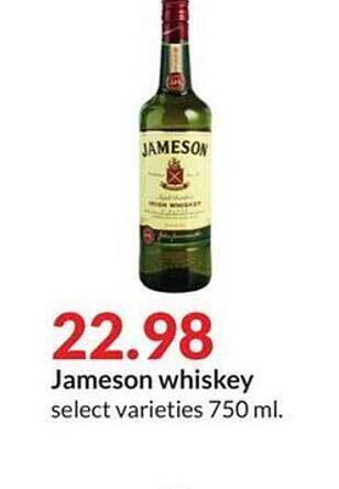 Hy-Vee Jameson whiskey offer