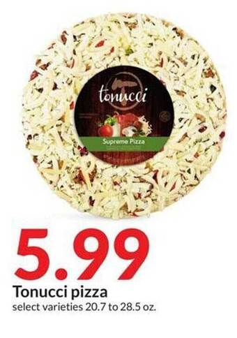 Hy-Vee Tonucci pizza offer