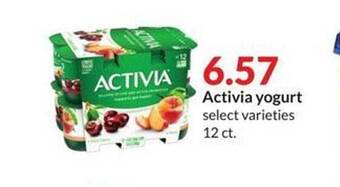 Hy-Vee Activia yogurt offer