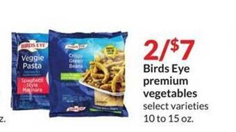 Hy-Vee Birds eye premium vegetables offer
