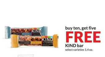 Hy-Vee Kind bar offer