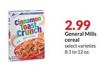 Hy-Vee General mills cereal offer