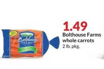 Hy-Vee Bolthouse farms whole carrots offer