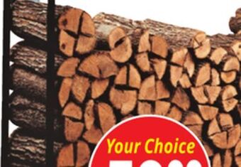 Ocean State Job Lot 8' log rack offer