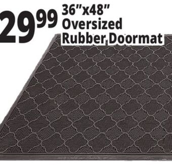 Ocean State Job Lot 36"x48" oversized rubber doormat offer