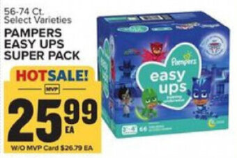 Food Lion Pampers Easy Ups Super Pack offer