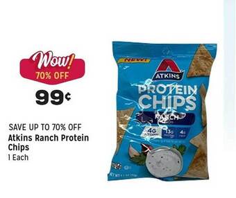 Grocery Outlet Atkins ranch protein chips offer
