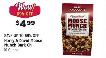 Grocery Outlet Harry & david moose munch dark ch offer
