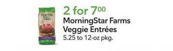 Publix Morningstar farms veggie entrées offer