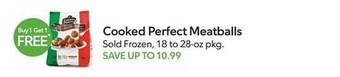 Publix Cooked perfect meatballs offer