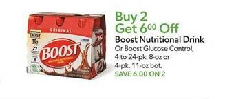 Publix Boost nutritional drink offer