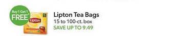 Publix Lipton tea bags offer