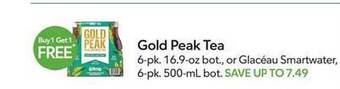 Publix Gold peak tea offer
