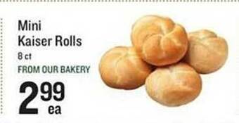Lowes Foods Mini kaiser rolls offer