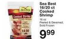 Price Chopper Sea best cooked shrimp offer